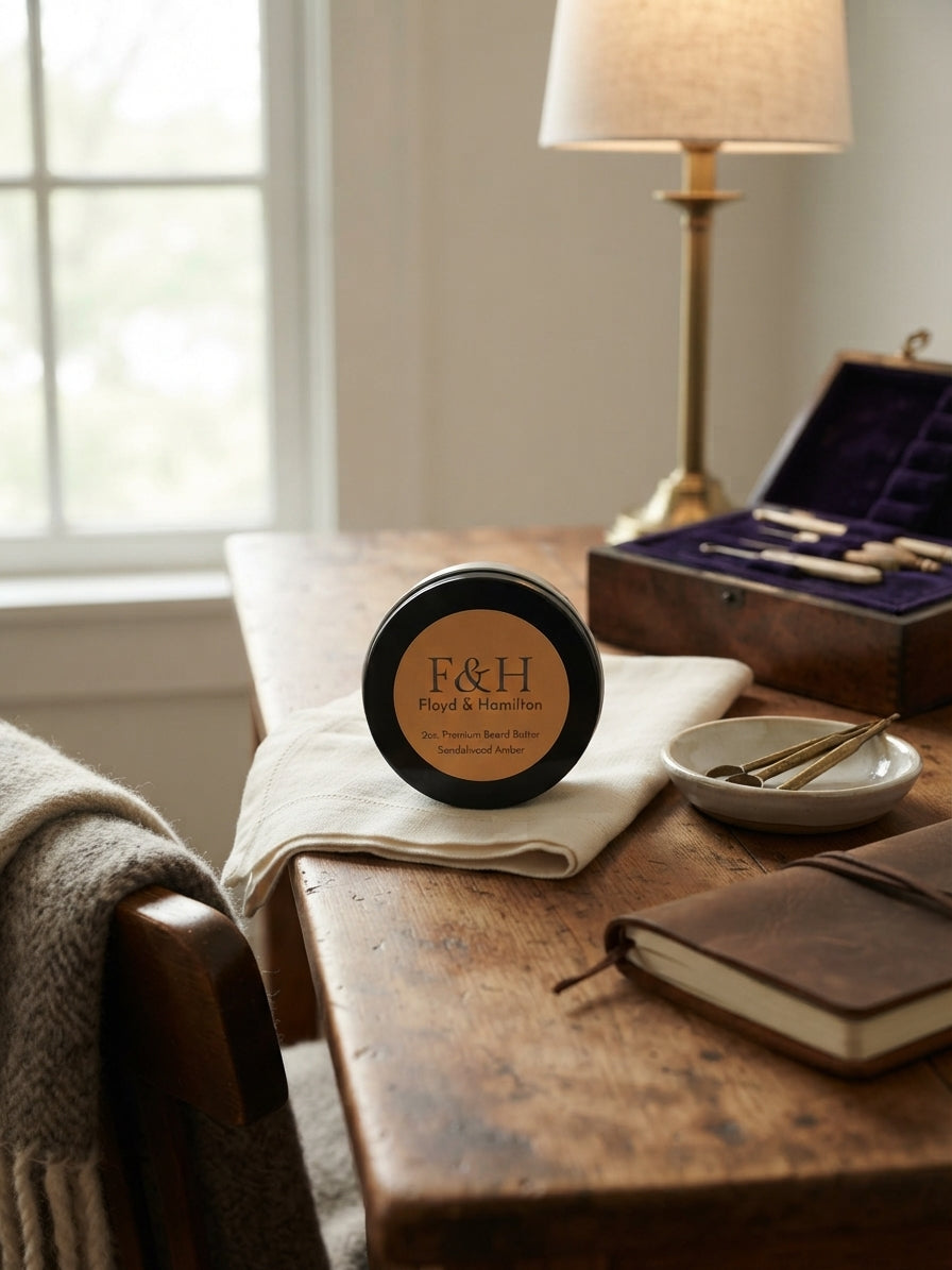F&H Sandalwood Amber Premium Beard Butter, view 2