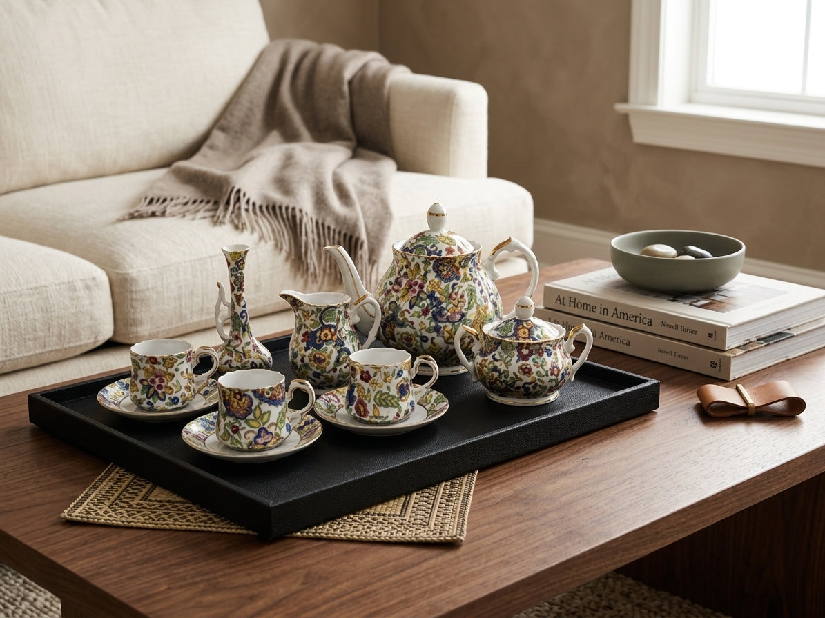 Lefton Paisley Fantasia Tea Set, view 2