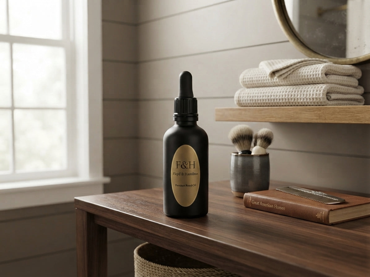 F&H Tabacco Vanilla Premium Beard Oil, view 2