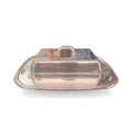 A Meneses Silver Plated rectangular small serving/butter dish
