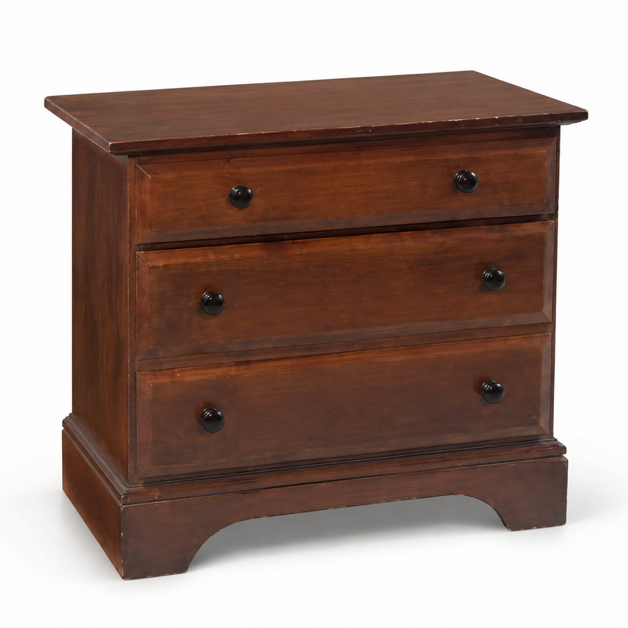 Cherry Wood Side or night Chest — studio product view