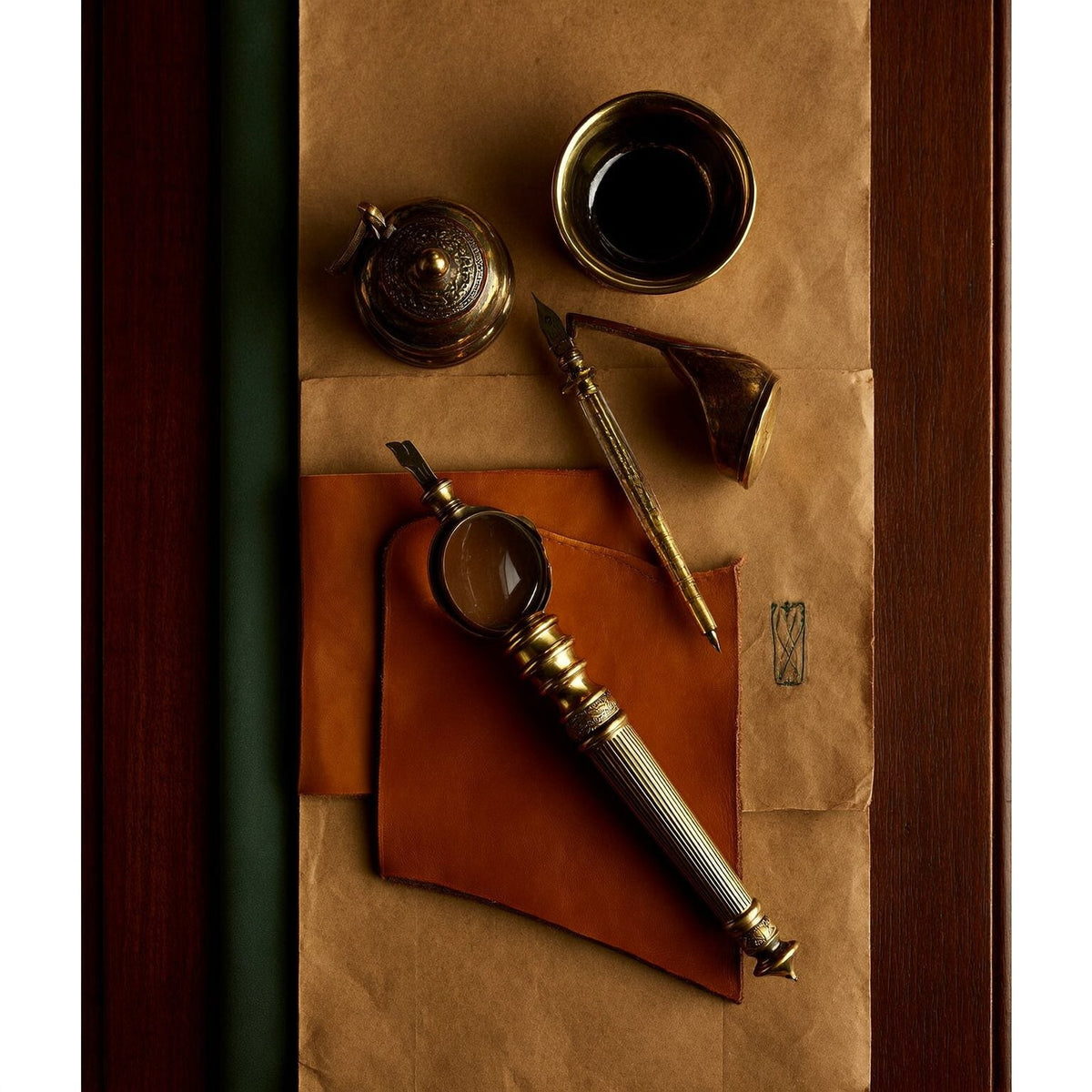 A restored antique detail in warm light