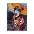Geisha by Marvin Espy, oil on panel