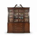 Mahogany Breakfront - White Background
