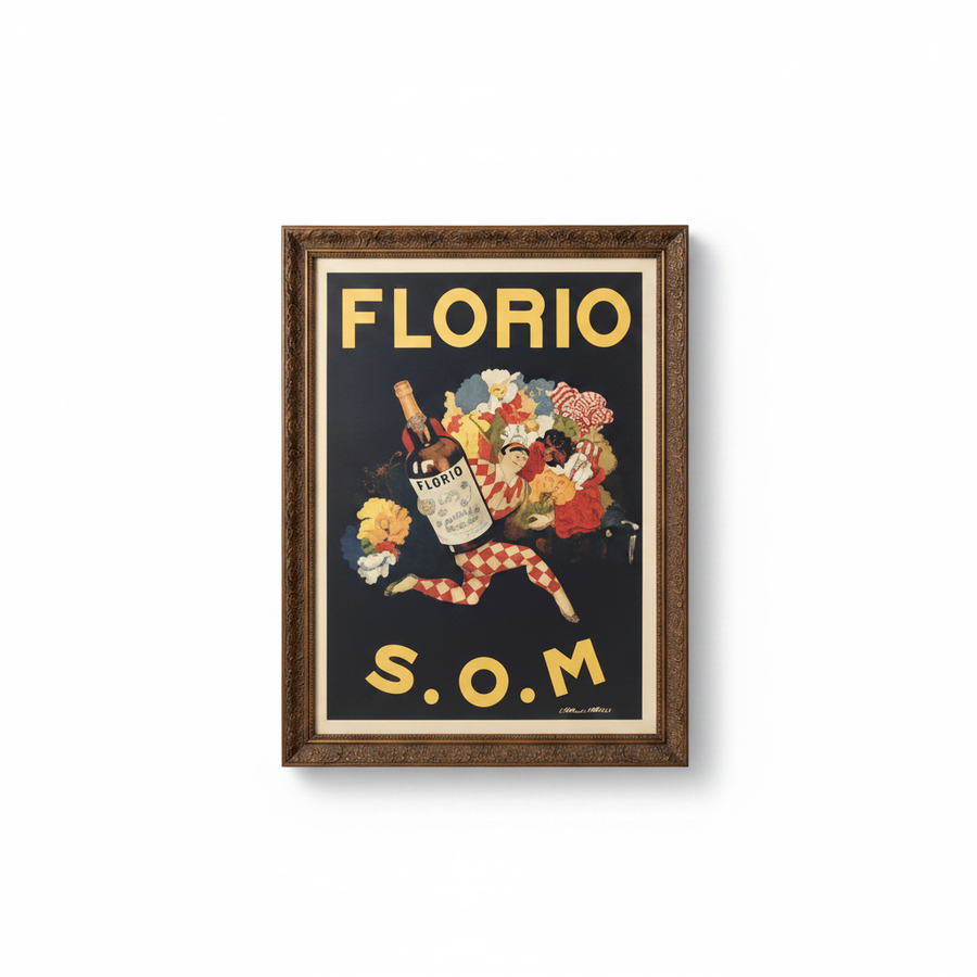 Florio Poster - White Background