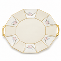 WM Guein Limoges Octagonal Porcelain Serving Tray/Plate — studio product view