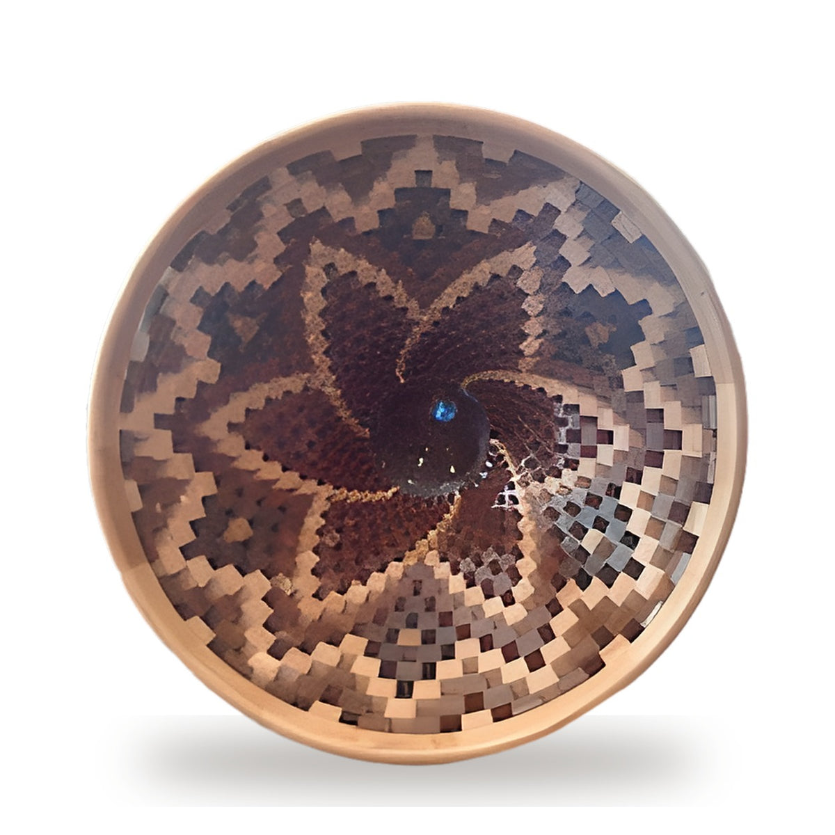 Open Segmented Natural Finish Bowl No. 4