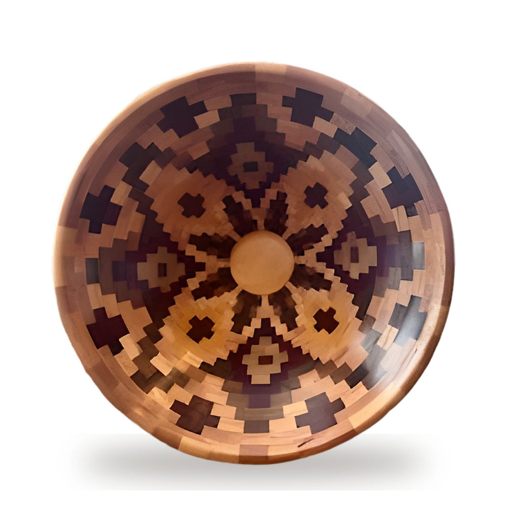 Solid Segmented Natural Finish Bowl No. 5
