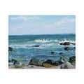 Summer Rocks and Surf IV by Annie Wildey, oil on canvas